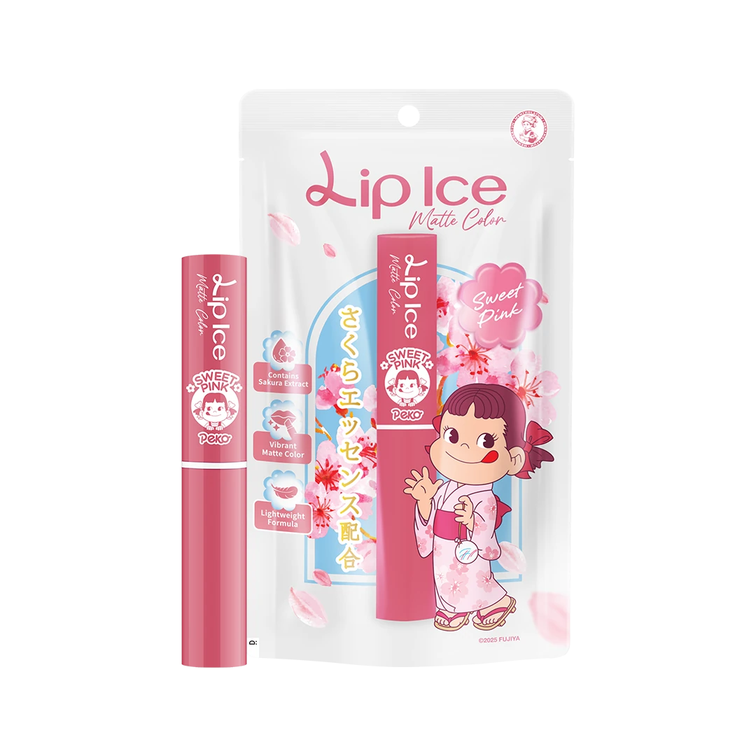 Lip Ice Matte Color With -- Sweet Pink